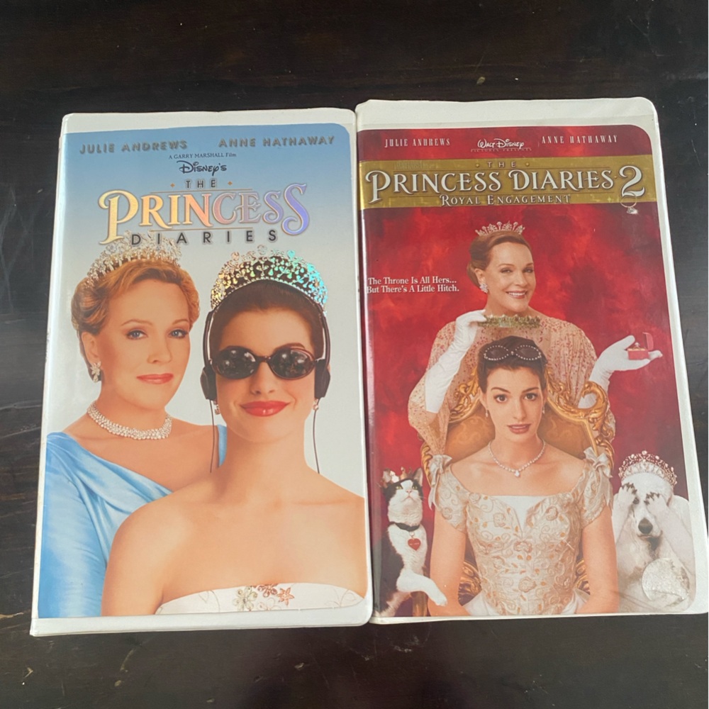 Princess Diaries 1&2 VHS Tape Set